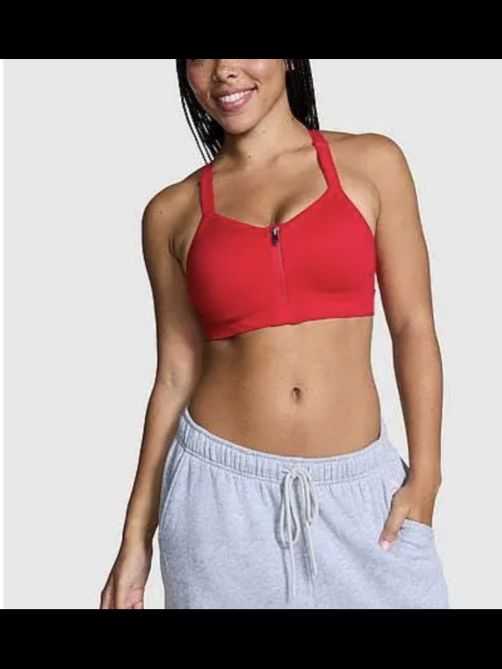 Victoria’s Secret PINK Seamless Air Front-Close High-Support Sports Bra, XL, NWT